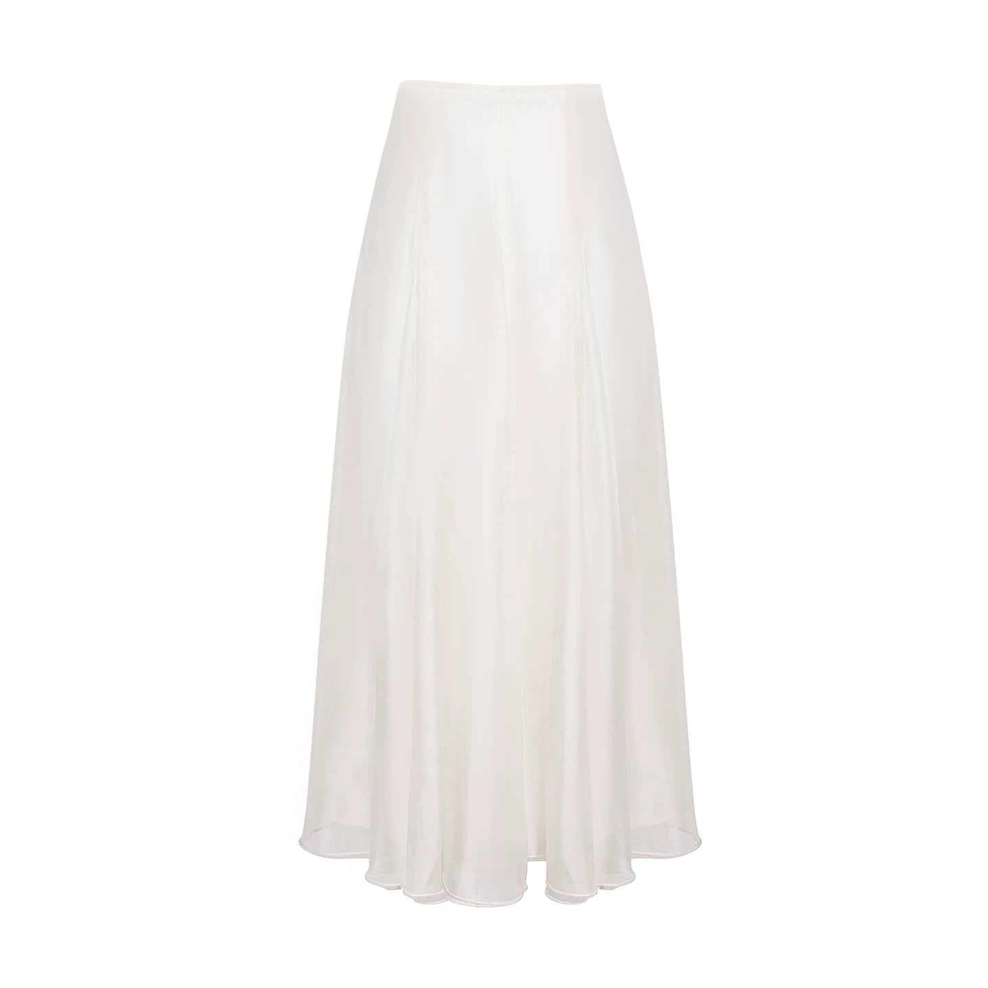 Wildberry Mesh Stitching High Waist Skirt