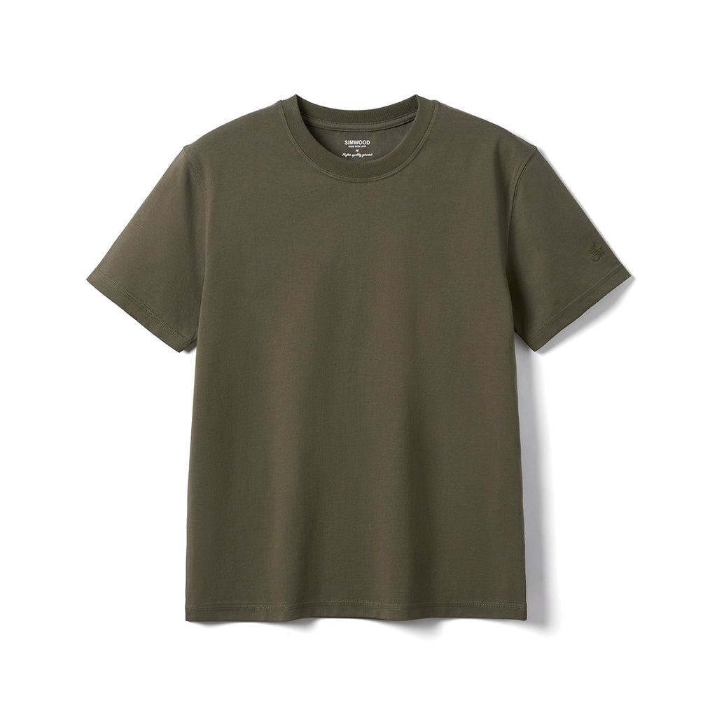 SIMWOOD Long-staple Cotton Casual Versatile Tee