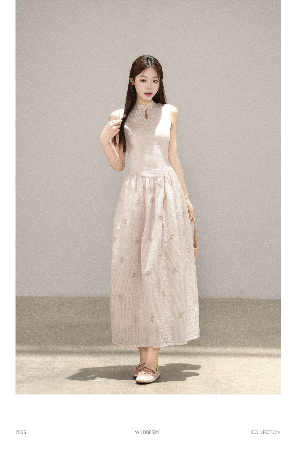 Wildberry Waist Sweet Sleeveless Tank Top Dress