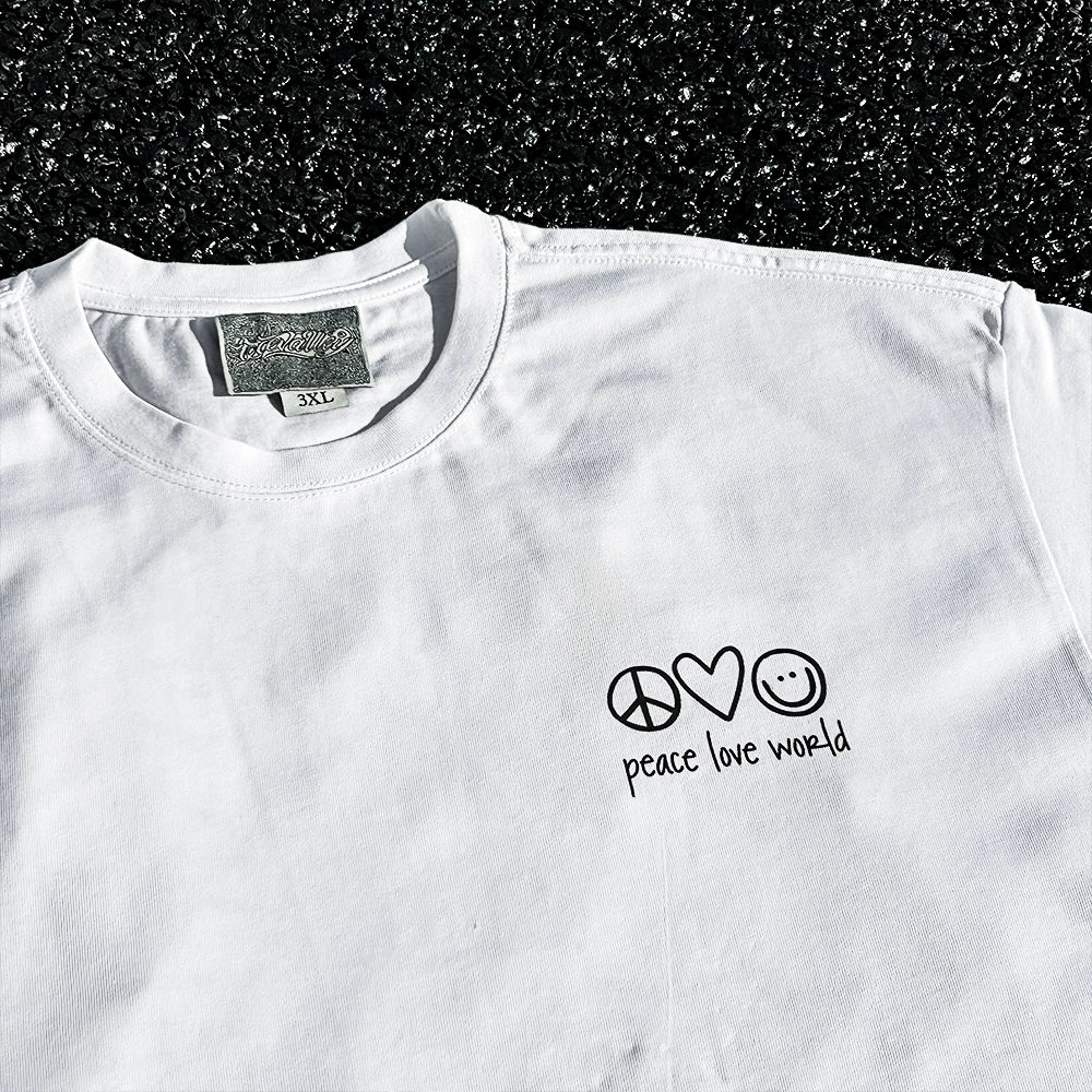 Wang Youbing Studio! PEaCE 220g 100% Cotton Tee