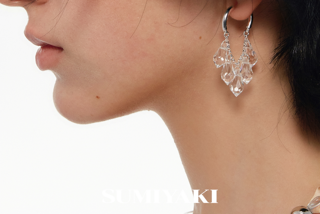 SUMIYAKI Niche High-end Crystal Earrings