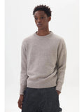Anniehall Neckline Long Thread Sweater Knitted Sweater