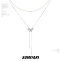 SUMIYAKI Butterfly Fudge Series Pearl Necklace