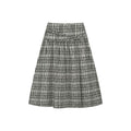 KANO Fungus Lace Checked Skirt