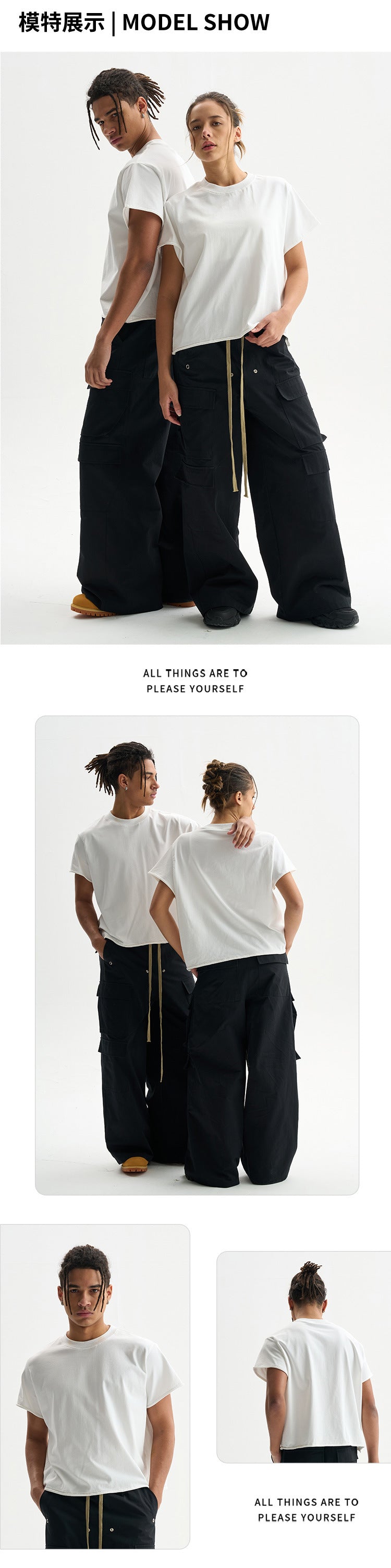 FIVE MEN Loose Short Casual Tee