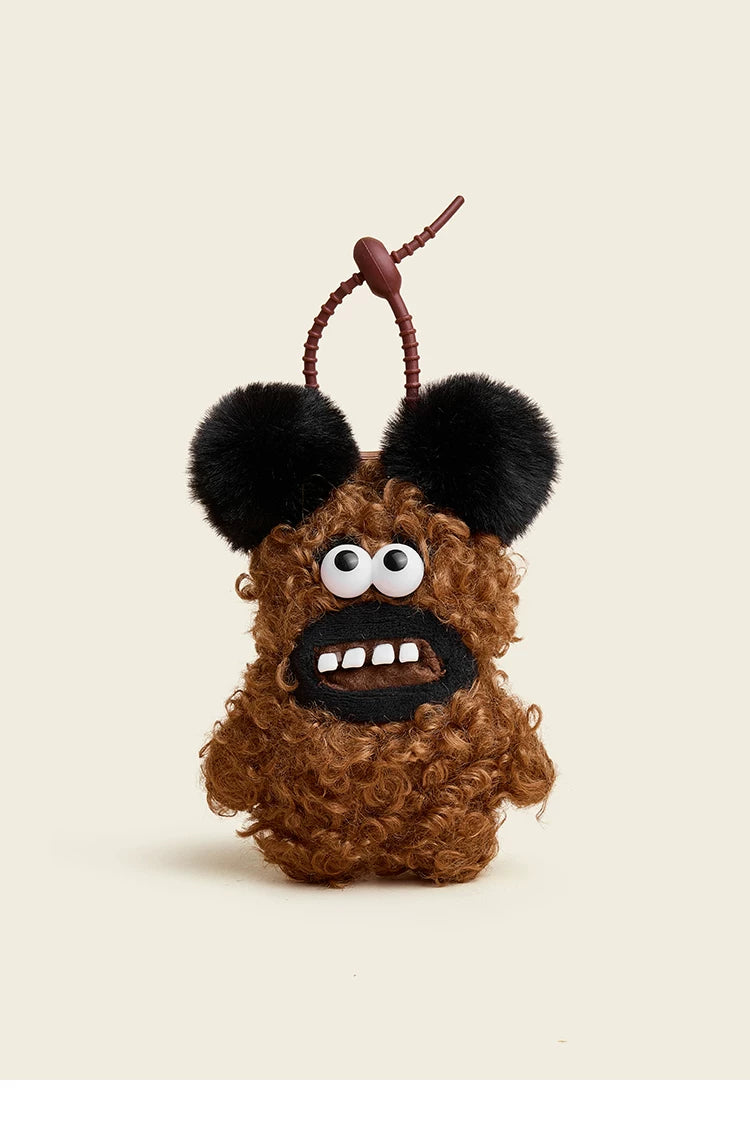 HAVEROSE Missing Teeth Plush Decorative Pendant