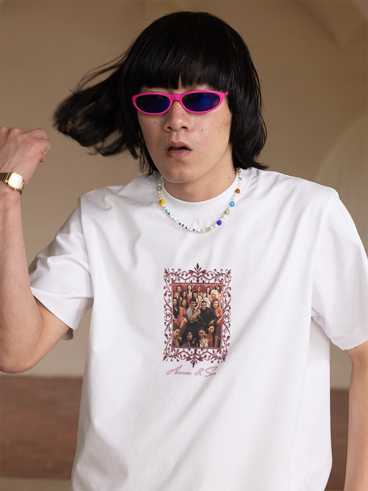 AVENUESON Rush Hour Theme Print Tee