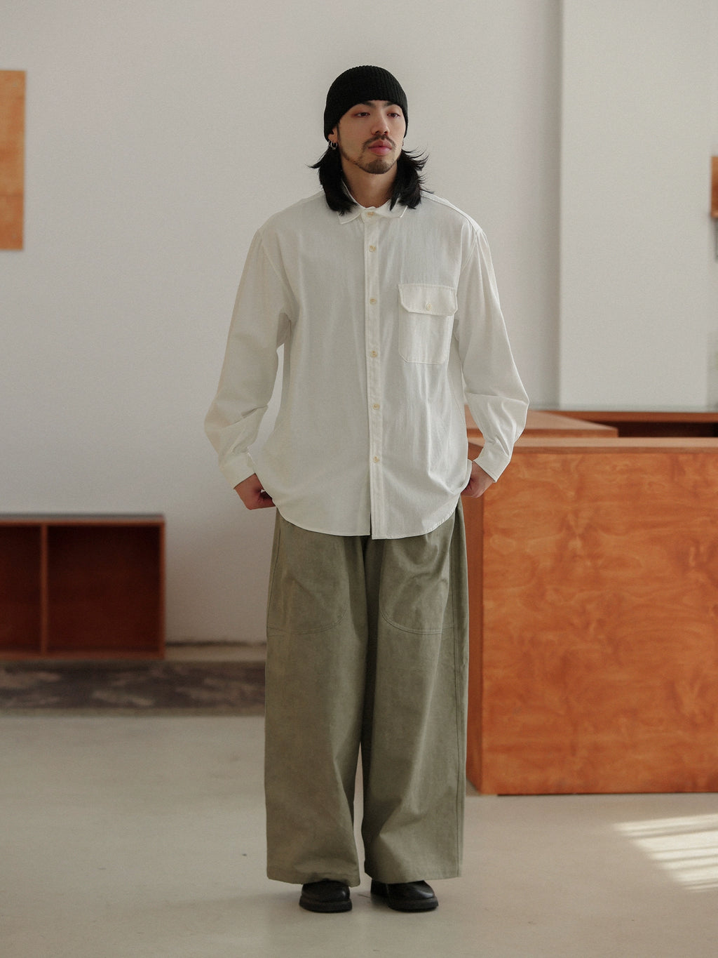 NOEARS Japanese Retro Loose Casual Pants