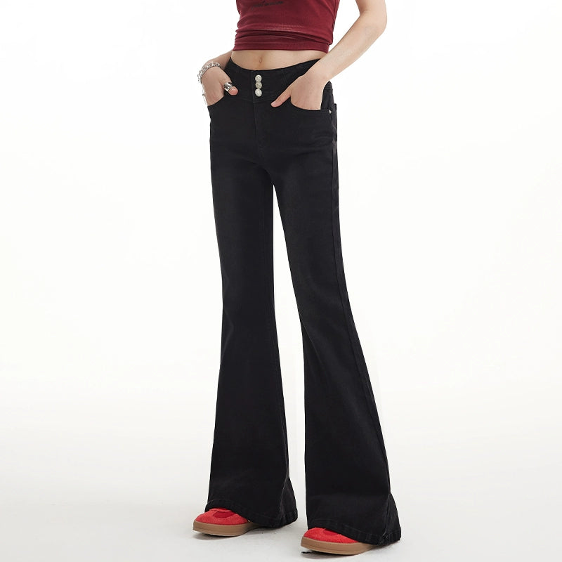UNIFREE High-waisted Fashion Mop Jeans