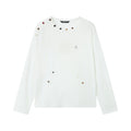 TGNS Diagonal Placket Color Buckle Thin Sunscreen Long Sleeve
