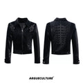 ArguECulturE Embroidered Leather Jacket