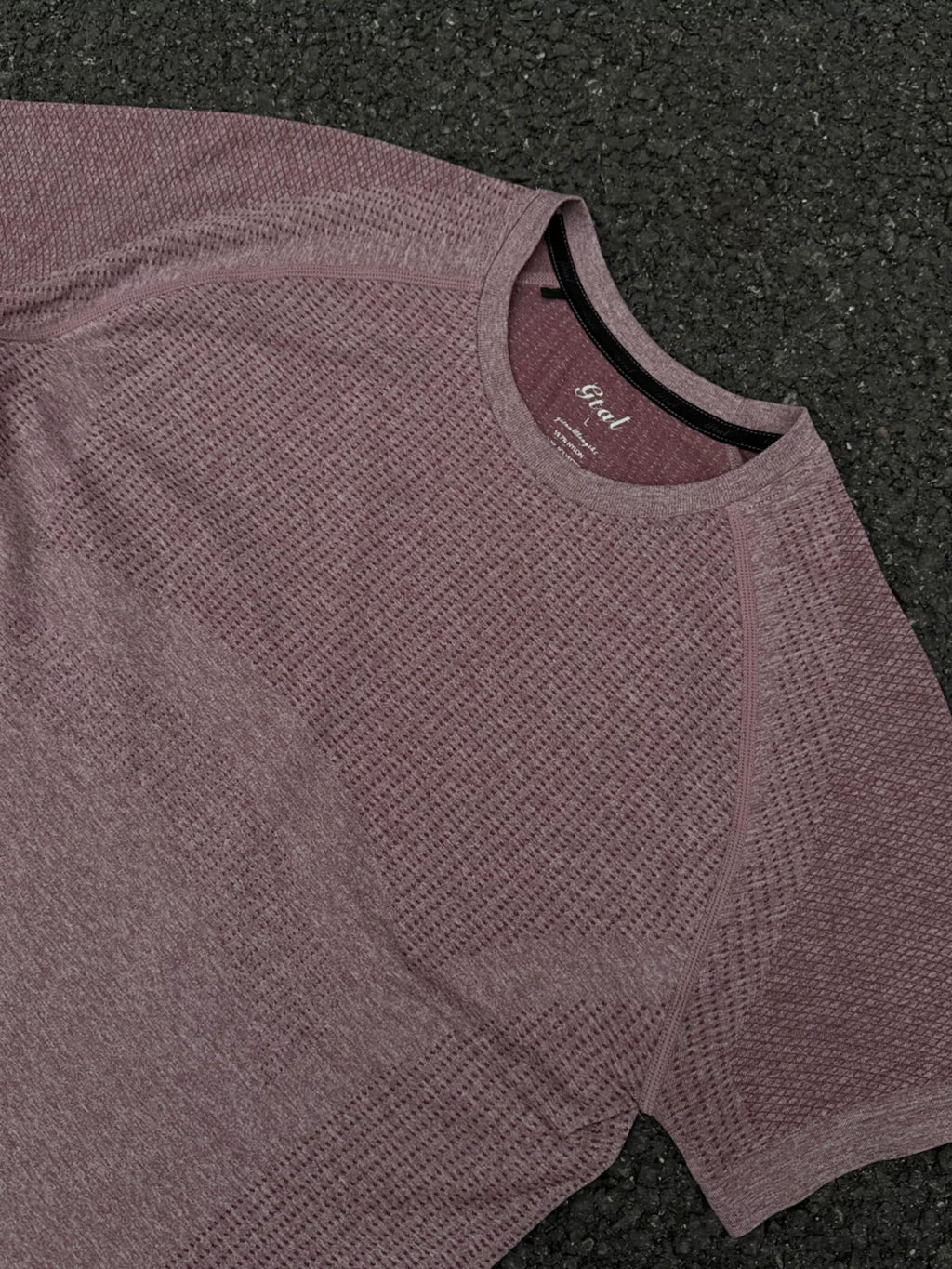 GTAL Quick Drying Fitness Elastic Slim Fit Crew Neck Tee