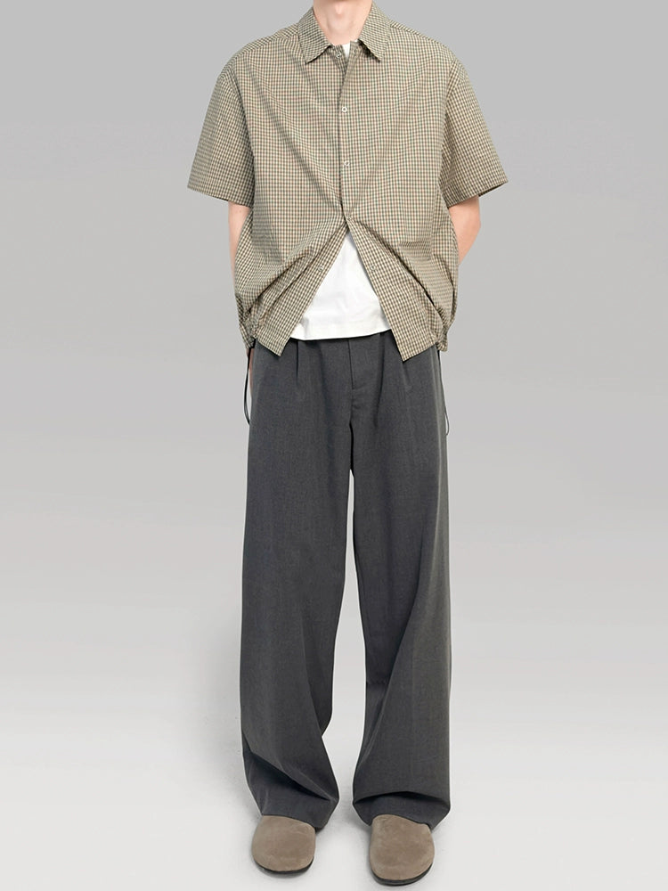 PLUS NO LOGO Miu Plaid Shirt