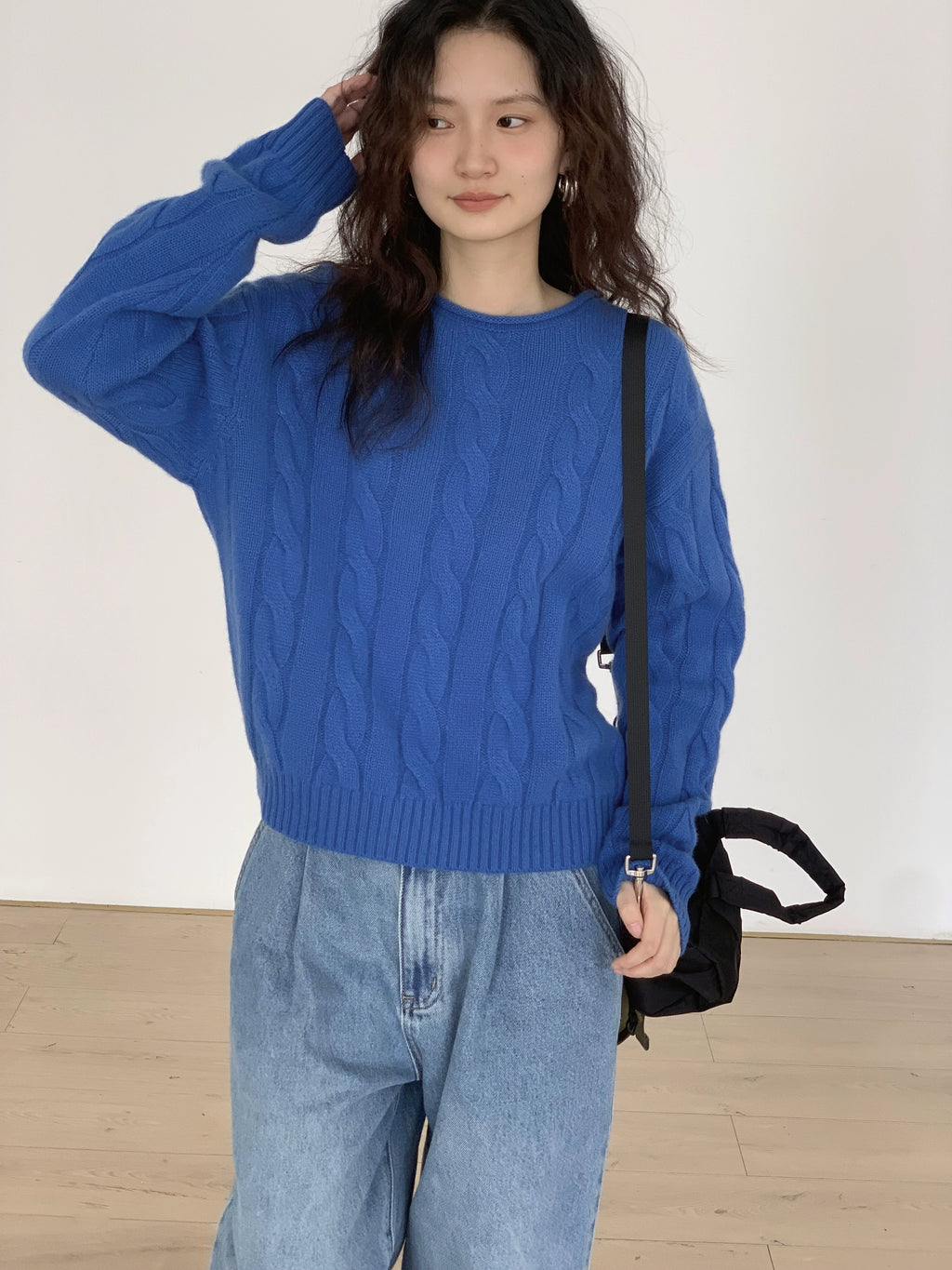 EM Lazy Wind Soft Waxy Twist Sweater (Clearance)
