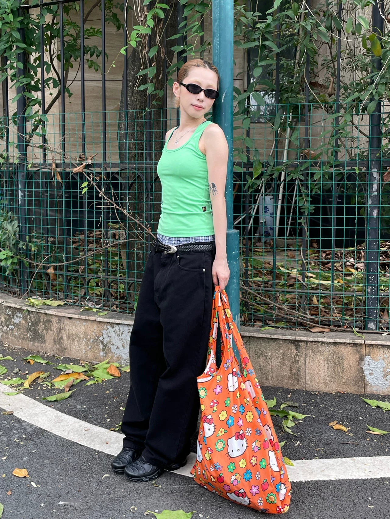 MMBBT Embroidered Casual Versatile Overalls
