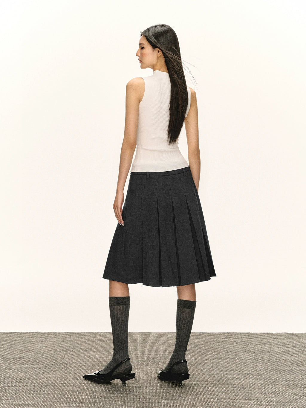 Ariseism Vintage Pleated Skirt Skirt