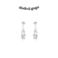 DODOGOGO Light Luxury Niche Fringed Earrings