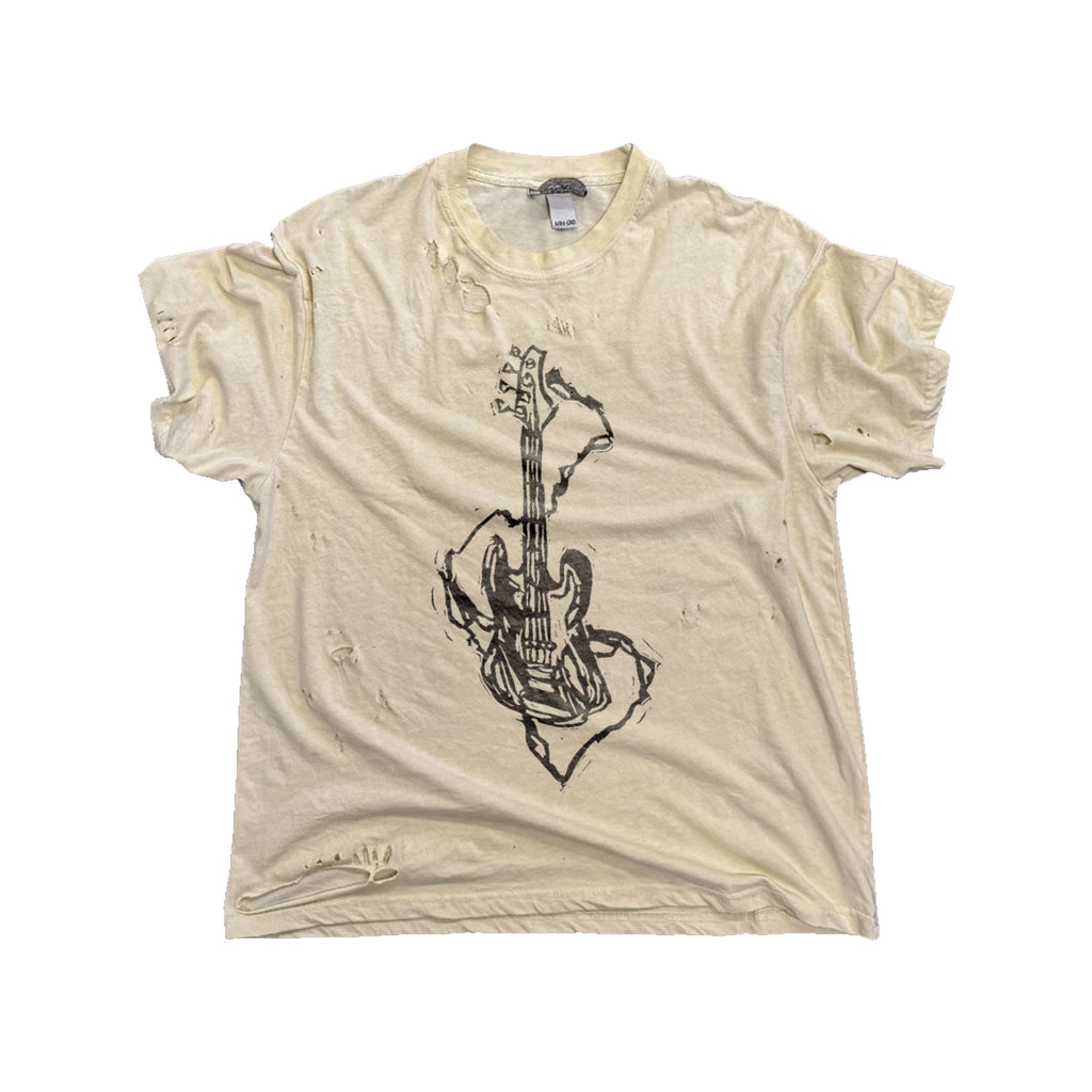 SHIBU Dark Irregular Hanging Dye Casual Tee
