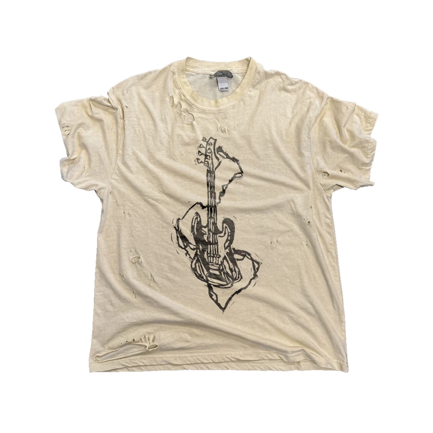 SHIBU Dark Irregular Hanging Dye Casual Tee