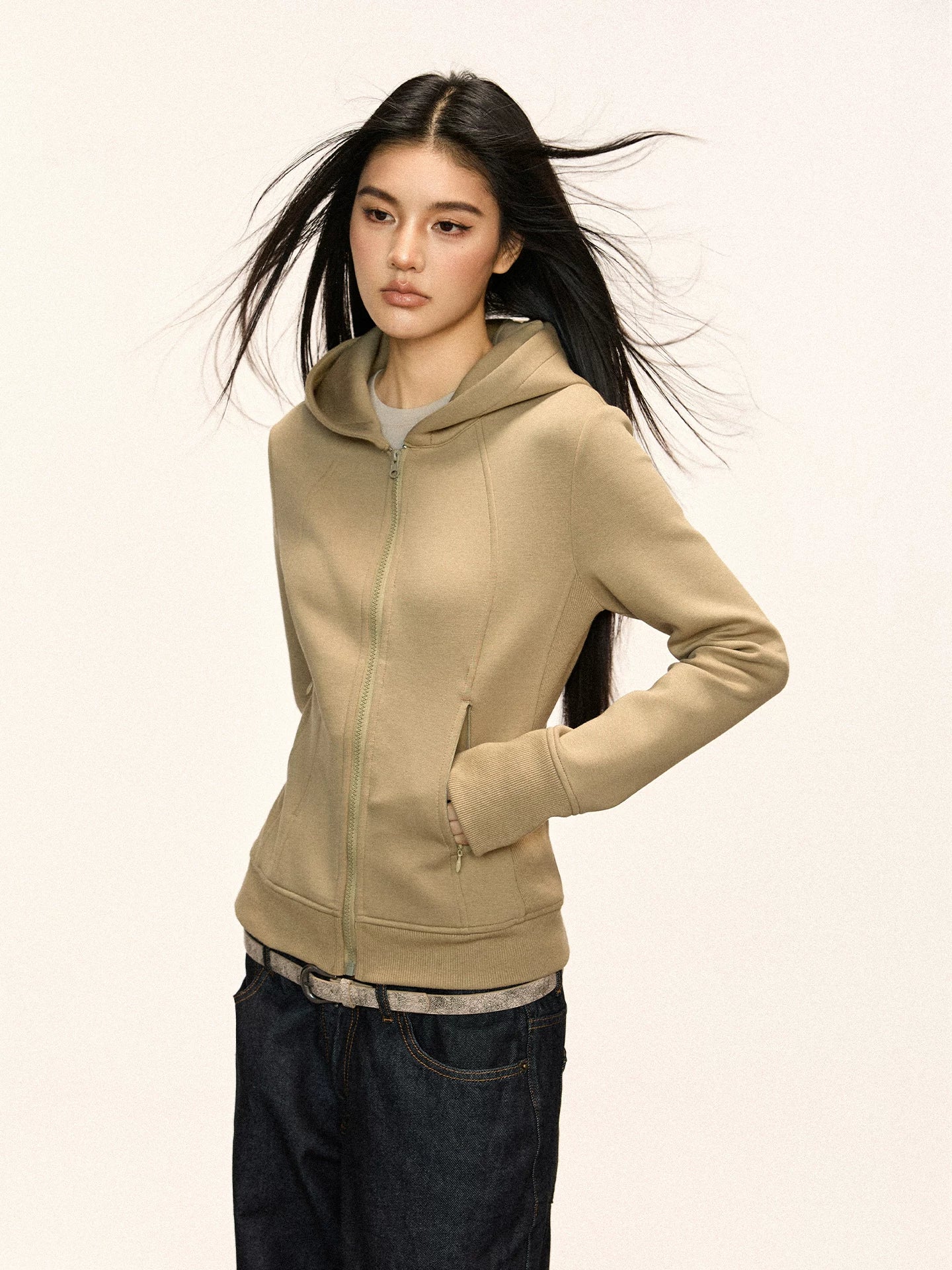 Cherry Melody Vintage Sport Hooded Jacket