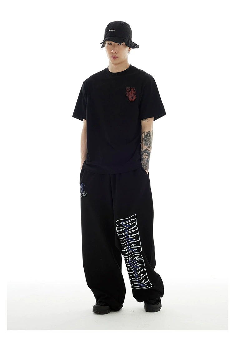 US Loose Breathable Drawstring Casual Pants