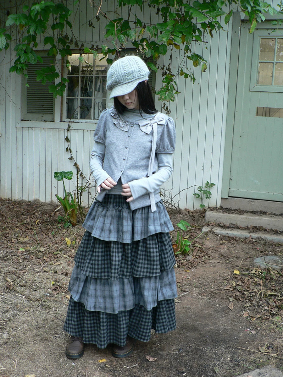 Ang: Project Three-dimensional Bow Knitted Cardigan