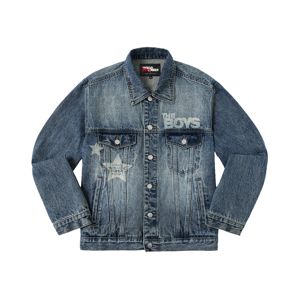 WHOOSIS Vintage Versatile Denim Jacket