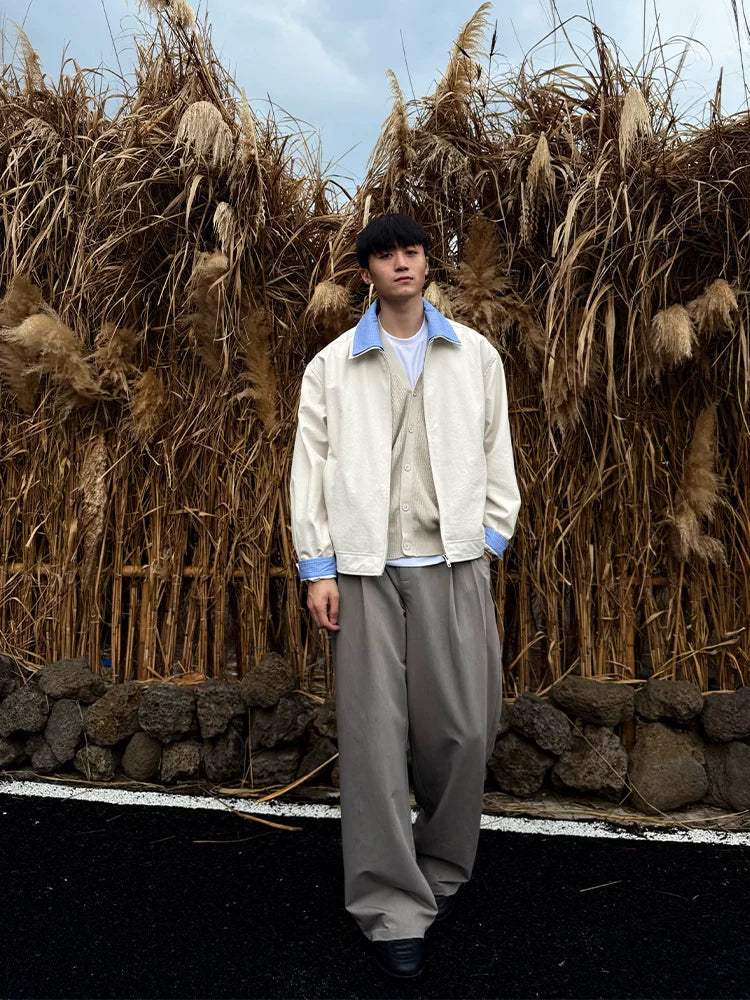 ZOZOFOREST Replacement "Old Money Plaid Splicing Jacket