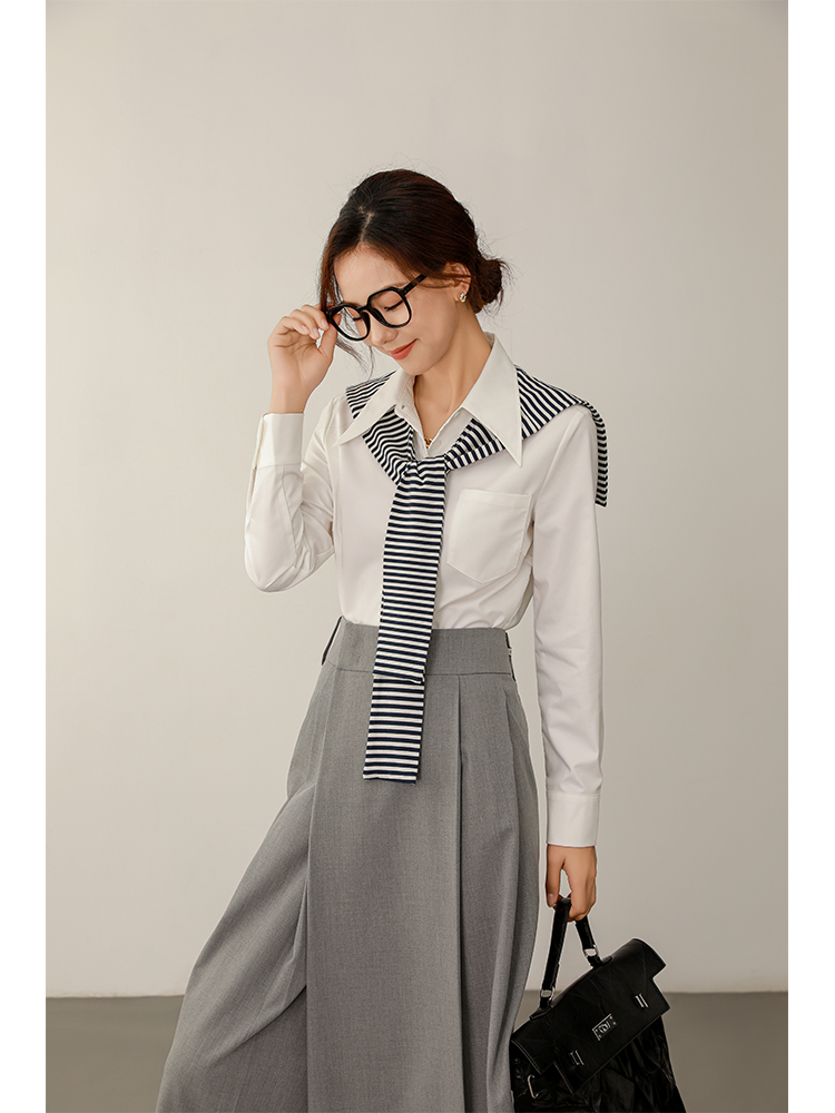 Ruiti Large Pointed Collar Work Clothing Professional Shirt