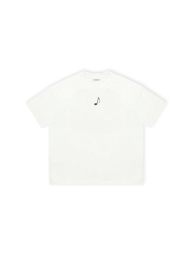 KONOOT Music Note Print Casual Tee