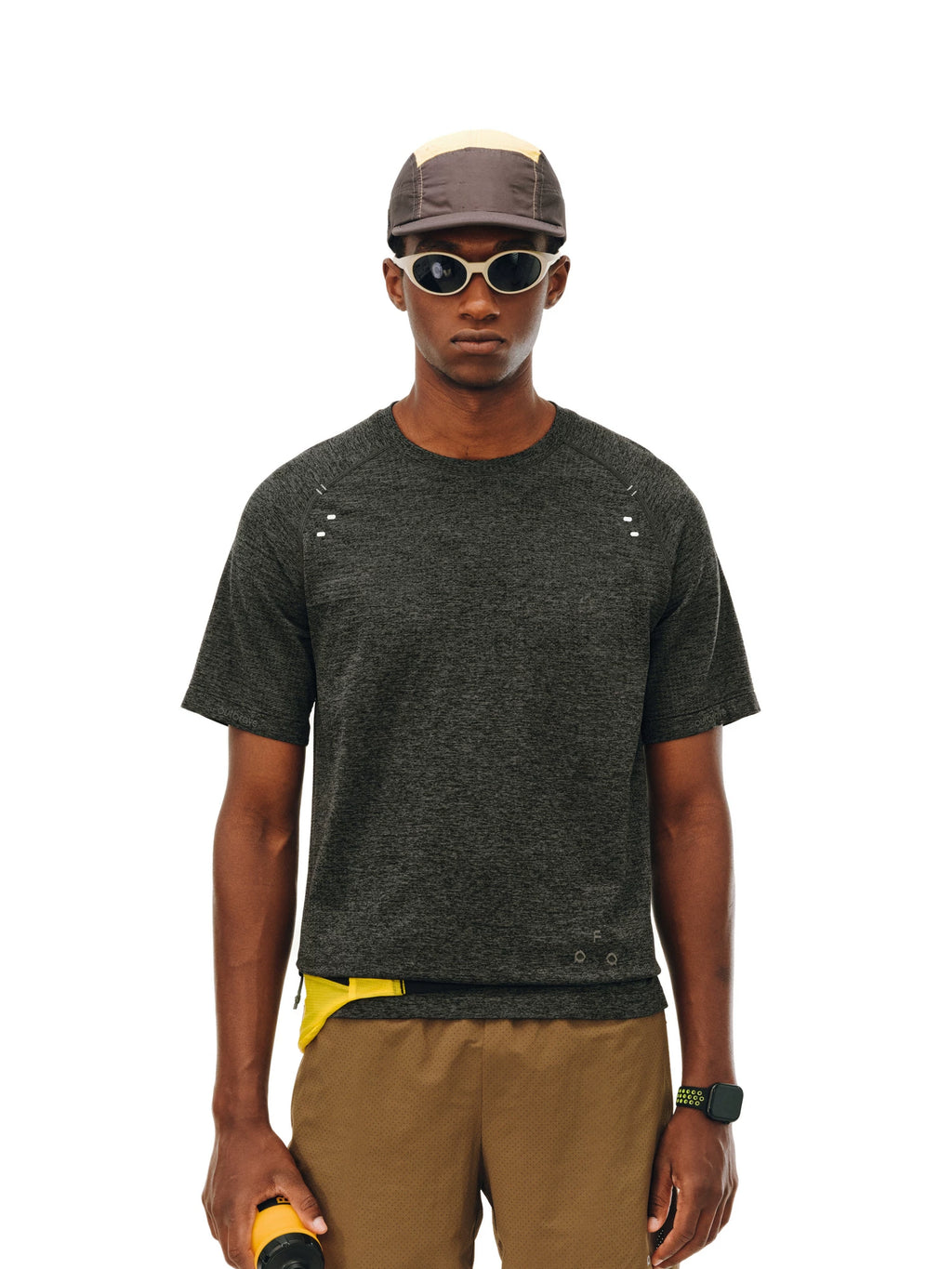 FPA Sports Striped Round Neck Breathable Tee