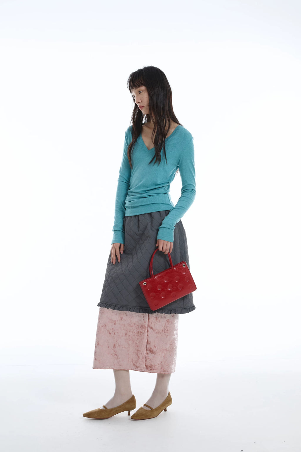 DirtySix Polka Dot Cowhide Messenger Bag