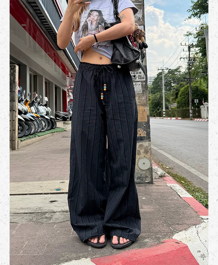 CCYE Striped Thin Casual Pants