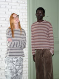 VLABMADE Lazy Vibe Vintage Striped Loose Long Sleeve