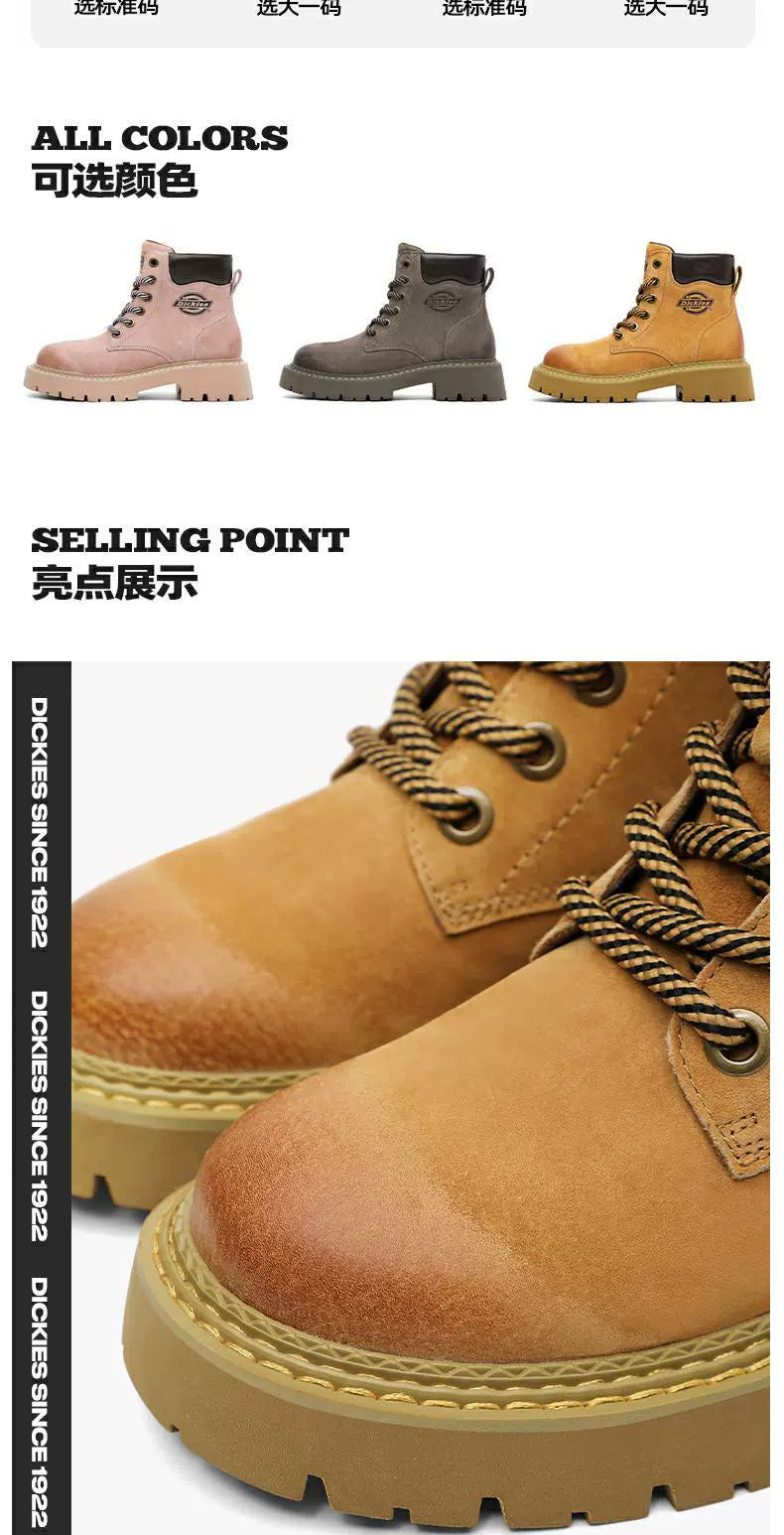 Dickies women's high-top Martin boots