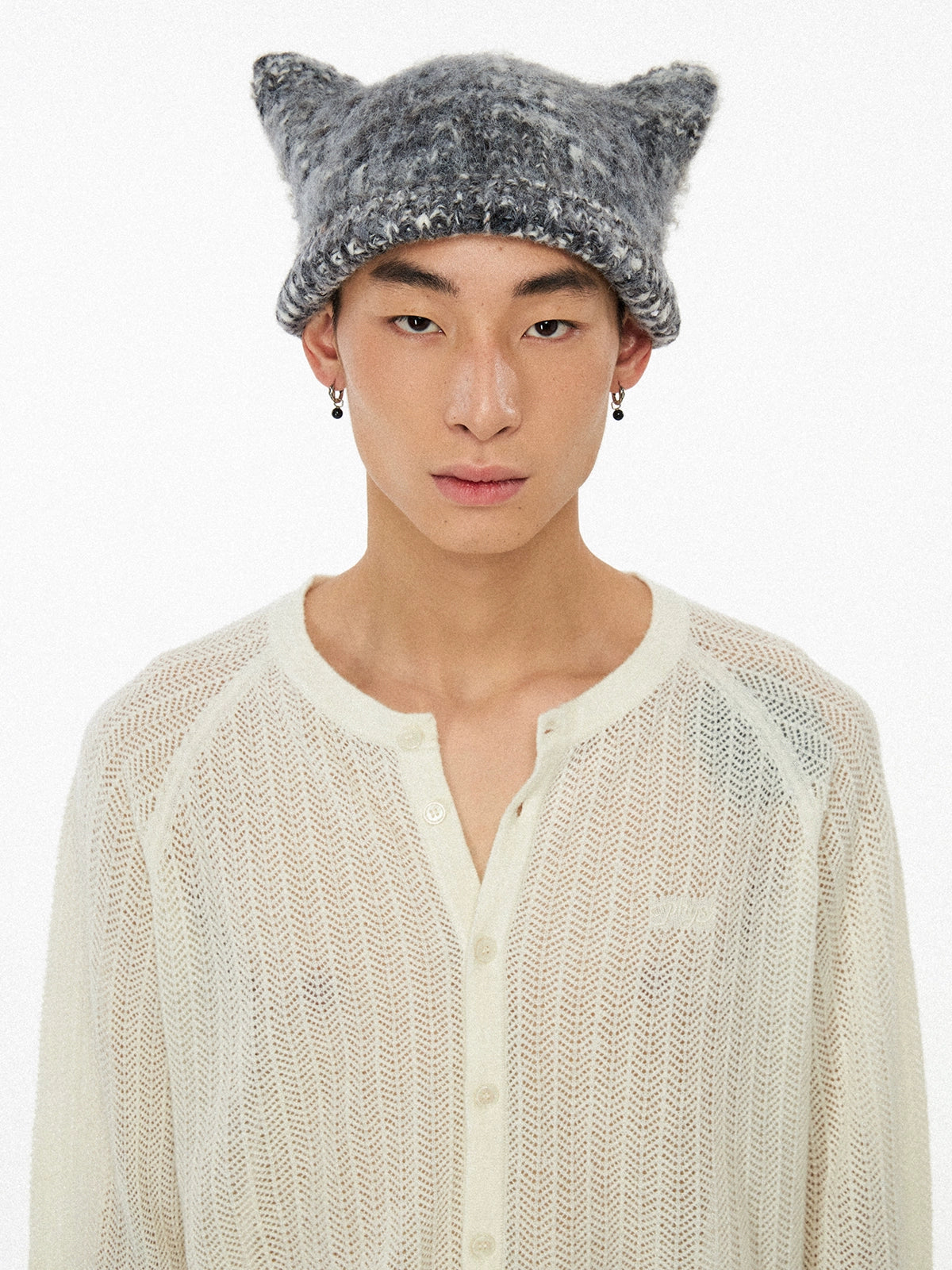 PHYS Natural Gradual Change Smart Cute Wool Cat Ear Hat