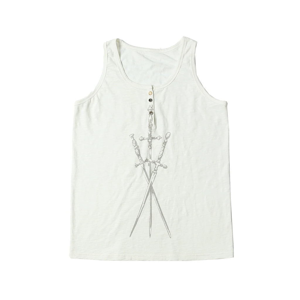 TREclub Henry Collar Button Casual Vest