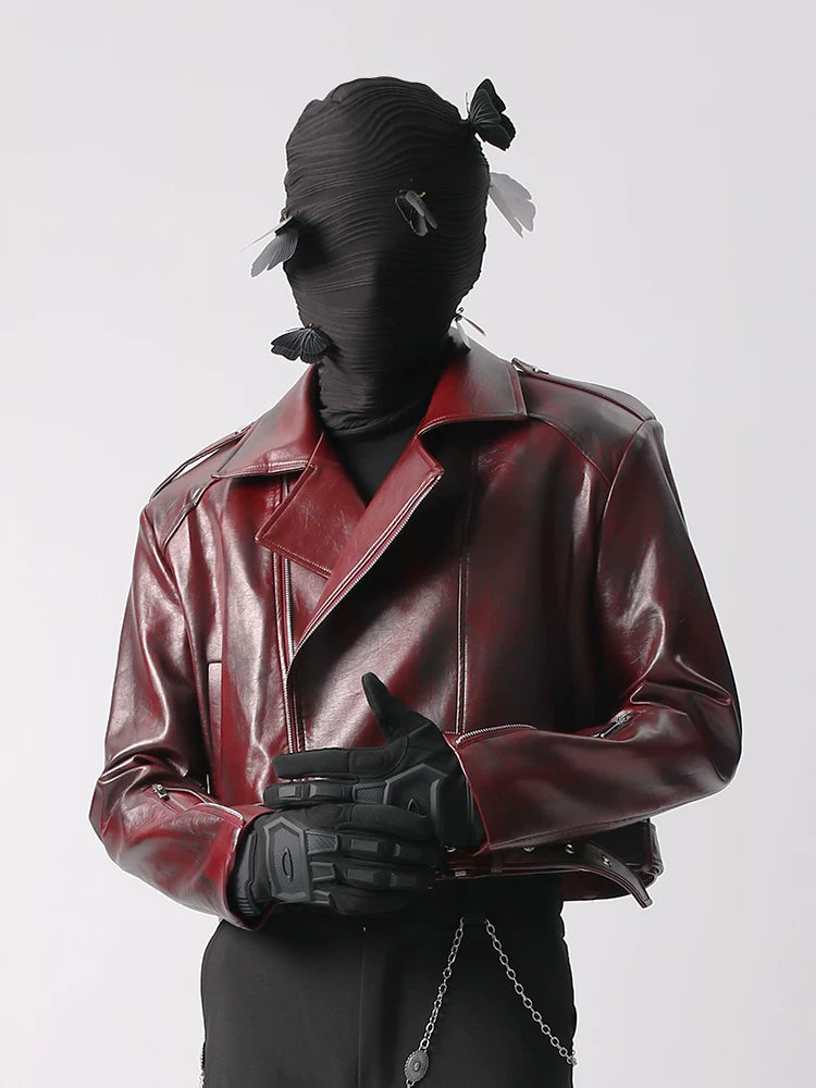 NUndeFineD Short Leather Jacket High-end Jacket