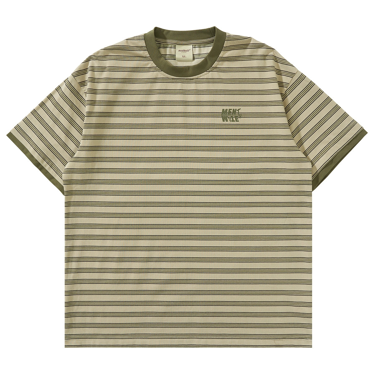 Mentmate Japanese Contrasting Striped Tee