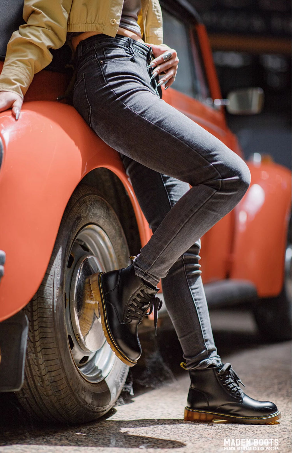 Madden Martin Leather Tooling Boots