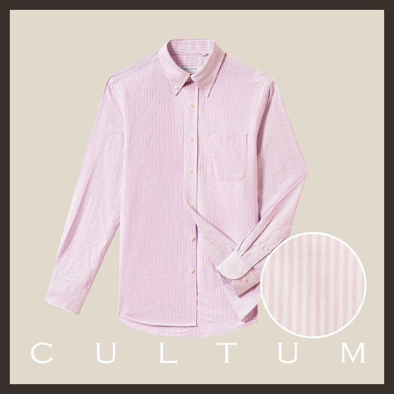 CULTUM Button-down Striped Shirt