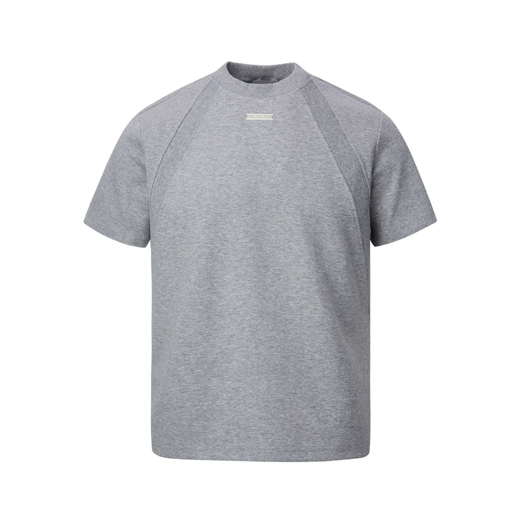 (NMK) boxy toned heavy space cotton short-sleeved Tee