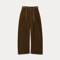 EGGKA Retro Corduroy Casual Wide-leg Pants