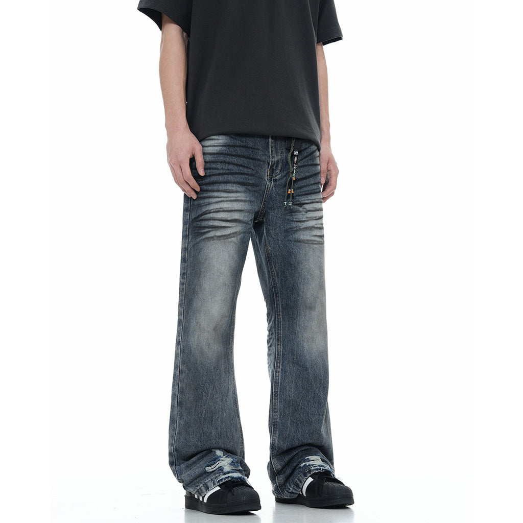 11KN Retro Dirty Dyed Jeans