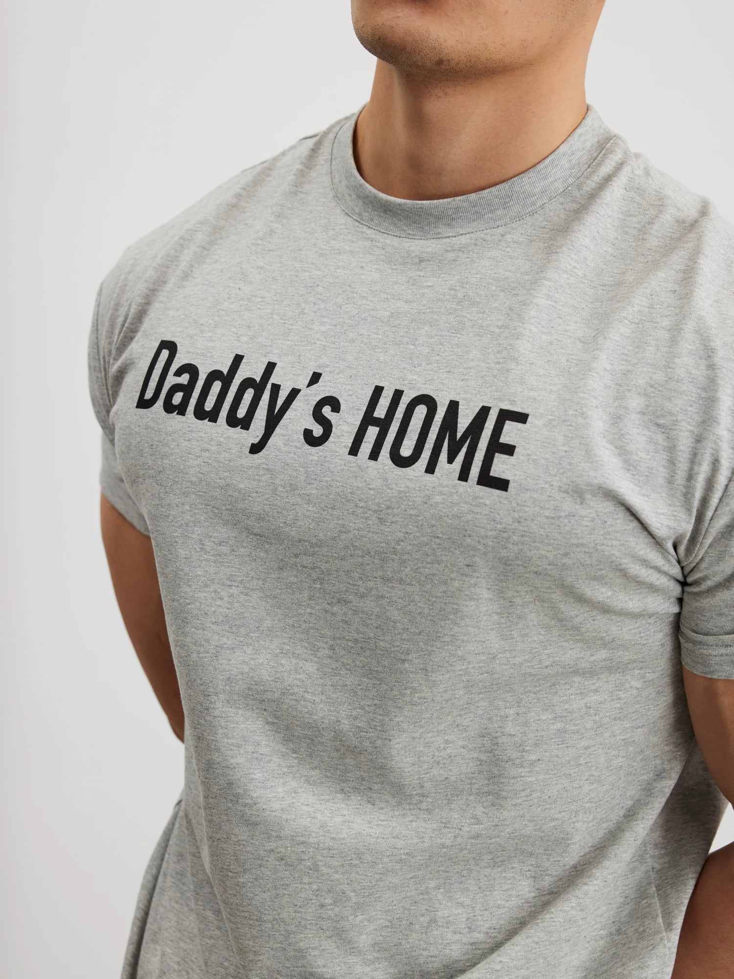 AFTERGLOW Cool Slogan Printed Slim Tee