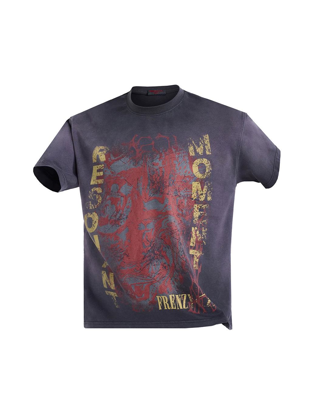 PEOPLESENSE Retro Contrasting Casual Tee