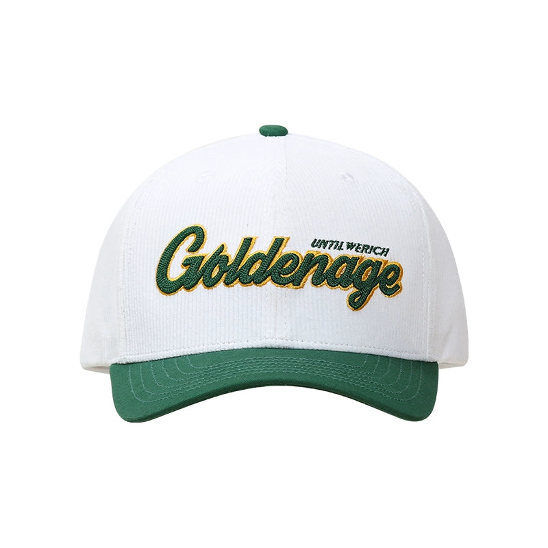 UNTILWERICH Corduroy Embroidered Three-dimensional Versatile Hat