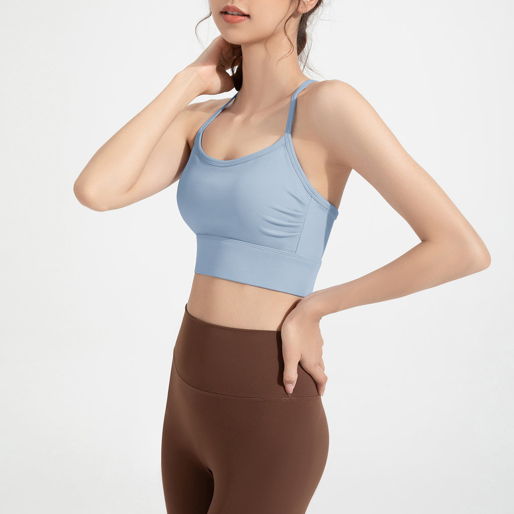 Athena Lulu Pleated Bra Shockproof Running Vest