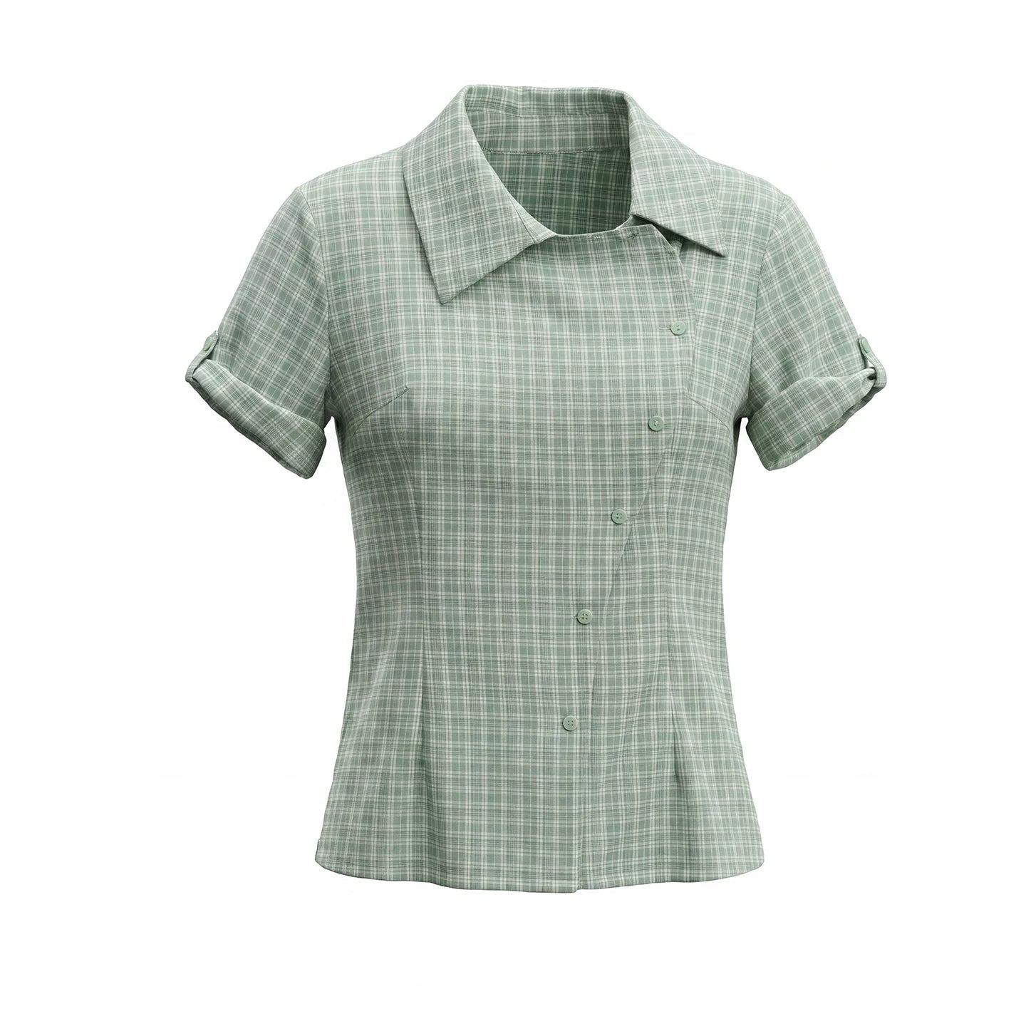 JIKOO Waist Slim Lapel Shirt