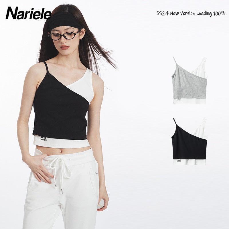 Nariele Spice Girls Short Contrast Sling Vest